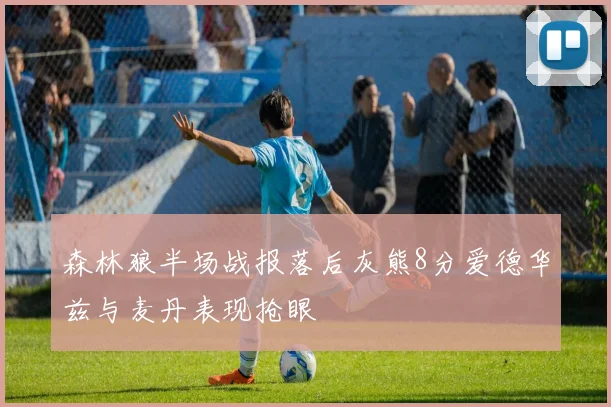 森林狼半场战报落后灰熊8分爱德华兹与麦丹表现抢眼